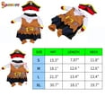 thumbnail image 6 of Spencer Funny Pirate Dog Cat Halloween Costume Outfit Pet Clothes Corsair Dressing Up Party Apparel Jumpsuit Plus Hat for Small Medium Large Dogs Cats "Size M", 6 of 10