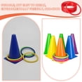 thumbnail image 6 of Uxcell 4cm Plastic Carnival Ringtoss Rings Game Hoop 24 Pack (Blue, Orange, Red, Yellow), 6 of 7