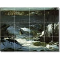 thumbnail image 1 of Ceramic Tile Mural-George Bellows Waterfront Painting 190. 24" w x 18" h using (12) 6 x 6 ceramic tiles, 1 of 3