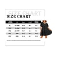 thumbnail image 2 of CASSIE LIZ Plus Size Dress For Women Star Print V Neck Dress Black Flutter Trim Hem Tunic Dress Short Flutter Trim Sleeves Dress Casual Loose Fits Dress For Summer XL 14W 16W, 2 of 3