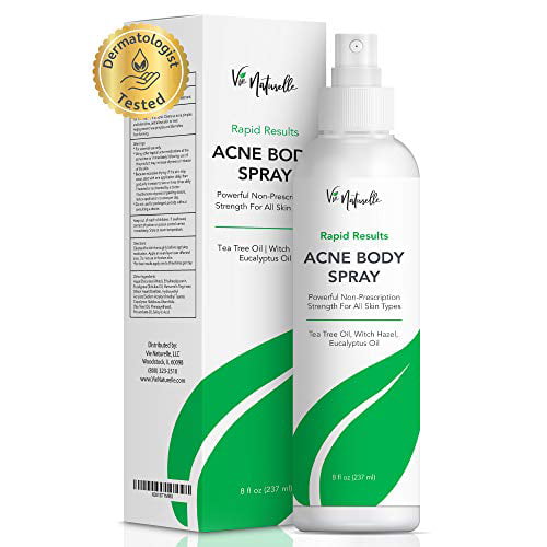 Grappig Floreren intern Body and Face Acne Spray Treatment with Tea Tree Oil and Salicylic Acid for  Men, Women, and Teens - Powerful Non-Prescription Strength Exfoliating  Spray for All Skin Types with Benzoyl Peroxide -