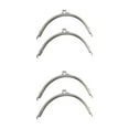 thumbnail image 3 of Transemion 2pieces Exquisite Patterns On Metal Purse Frame For Unique DIY Metal Purse Frame Kiss Clasp Lock Sturdy And Durable silver 15.2CM 2Set, 3 of 6