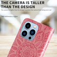 thumbnail image 6 of TECH CIRCLE for iPhone 14 Pro 6.1" 2022 Magnetic Clasp Case, PU Leather Flip Wallet Case with Cart Slot Kickstand & Wrist Strap Shockproof Protective Case for iPhone 14 Pro Women Ladies, Rosegold, 6 of 13
