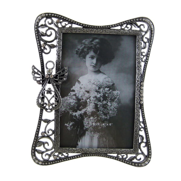Angel Pewter Picture Frame 4x6