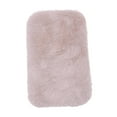 thumbnail image 2 of 1/12 Miniature Plush Carpet Toys, Furniture Accessories Life Scene, Dollhouse Area Rug, Simulation Floor Mat for Living Room, Bedroom Decor Khaki Oval, 2 of 8