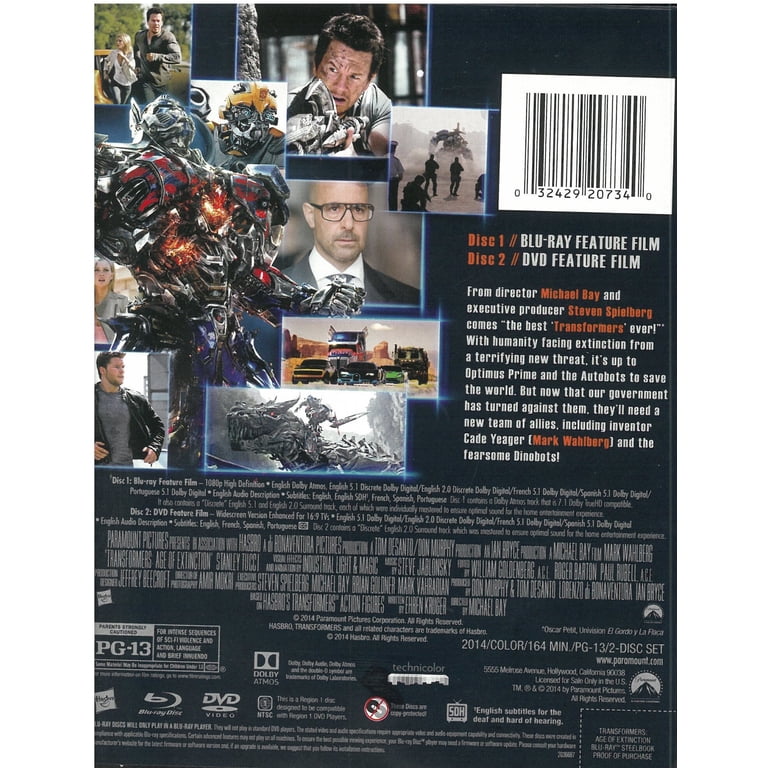 Transformers: Age of Extinction (Steelbook) - Walmart.com
