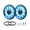 Blue Pair, variant on Sagargo Cnc Aluminum 64mm Folding Bicycle Eeasy Wheels with for M6 Screws for Brompton1 Pair Gold Pair