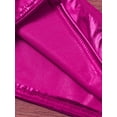 thumbnail image 7 of YONGHS Kids Girls Hip Hop Dance Vest Shiny Metallic Sport Crop Top 4-14 A Rose Red 4-6, 7 of 7