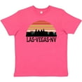 thumbnail image 3 of Inktastic Las Vegas Nevada Skyline Retro Youth T-Shirt, 3 of 5