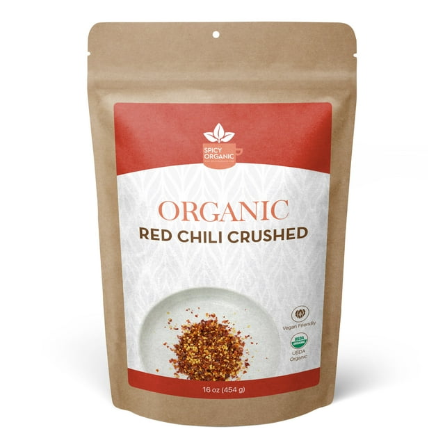 Organic Red Chili Flakes: Add a Kick of Heat to Your Cooking with 100% Natural and Non-GMO Spice