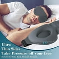 thumbnail image 3 of Sleep Mask –Soft Silk Eye Covers with Adjustable Strap & Soft Ear Loops, 3D Contoured Light Blocking Sleeping Mask for Travel, Naps & Relaxation, 3 of 7