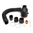 thumbnail image 1 of 64-76mm Cold Air Filter Universal Intake Pipe Hose Clamps Kit Car Refitting, 1 of 5