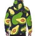thumbnail image 5 of Bingfone Fresh Avocado Men'S Drawstring Hoodie Long Sleeve Pocket Sweatshirts-Medium, 5 of 9