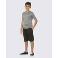 thumbnail image 4 of Real Essentials Boys Undershirts, 5 Pack Dry-Fit Moisture Wicking Performance Undershirts Sizes S (6-7) - XL (16-18), 4 of 5