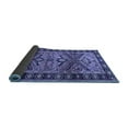 thumbnail image 2 of Ahgly Company Indoor Square Persian Blue Traditional Area Rugs, 8' Square, 2 of 4