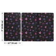 thumbnail image 3 of WIRESTER 4.7 x 9 Inch Server Book for Waitress, Waiter Wallet with Zipper Pocket & Magnetic Closure, Restaurant Waitstaff Organizer – Purple Tone Hearts Pattern, 3 of 6