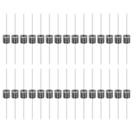 Uxcell 30 Pcs 20A10 Diode for Rectification Diode, 10A 1000V R-6 Electronic Silicon Diodes for Charger Industrial Power Adapter Supply Inverter Switching Power Supply