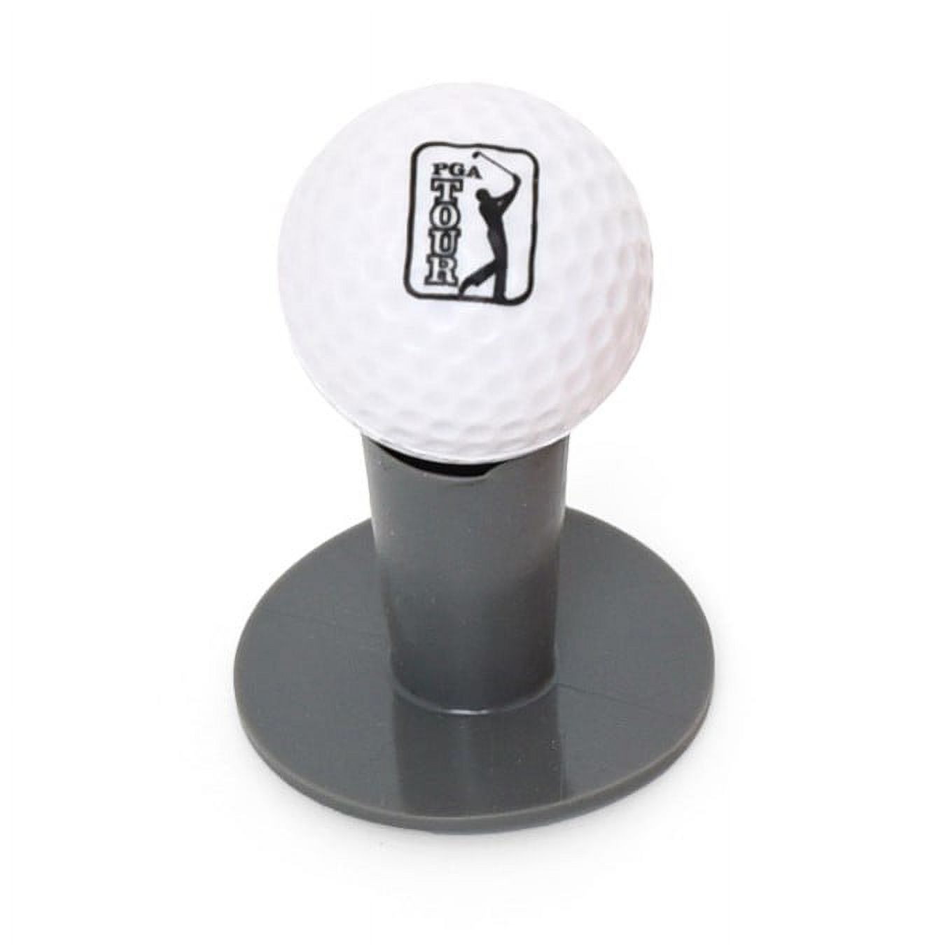 PGA Tour Tee-Up Kids Golf Rubber Tees, 3pack, Black 1.5" Height, 2" Length - image 4 of 11