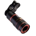 thumbnail image 3 of Clip-on Lens 8x Shell Teléfono móvil para ver competiciones Conciertos Negro FLhrweasw Nuevo, 3 of 6