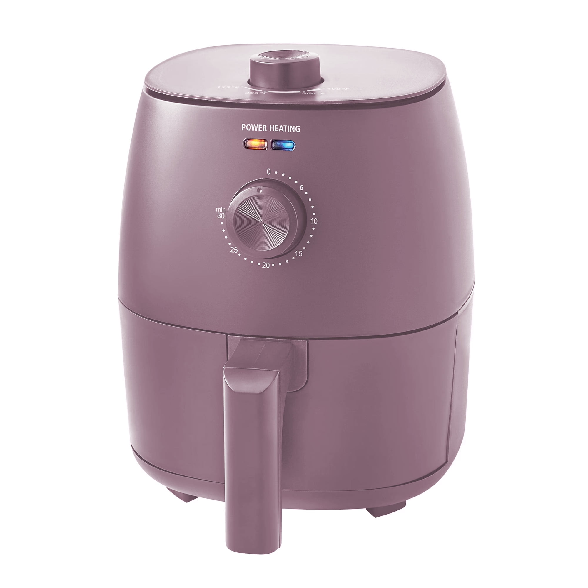 Mainstays 2.2 Qt Air Fryer, Enchanting Purple, Auto Shutoff