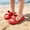 Red, variant on Kids Cartoon Apple Cloud Slide Sandals Soft Non Sole Lightweight Comfortable For Indoor Outdoor Spring Summer Wear Ideal For Toddlers Kids Youth Medium To Large Sizes Green 180