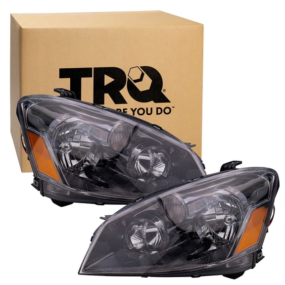 TRQ Headlight Assembly Set NI2502156 NI2503156 Fits 2005-2006 Nissan Altima
