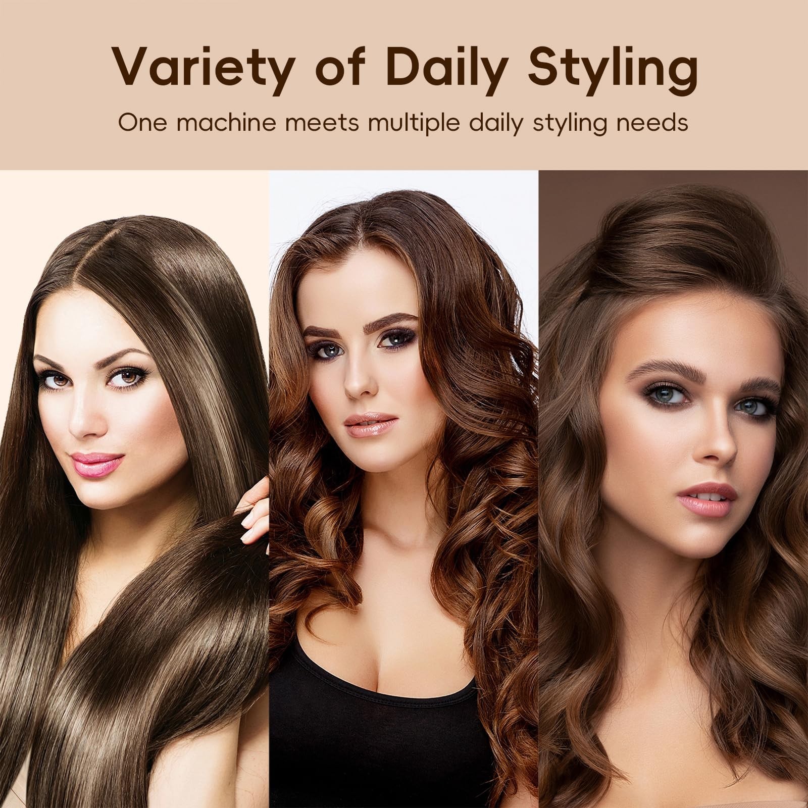 8 in 1 Hair Dryer Air Styler, 110000 RPM High Speed Rotate Air Styler Wrap, H...