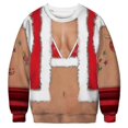 thumbnail image 1 of Suéter navideño feo para hombre, novedad 3D, sudadera navideña unisex, talla, 1 of 2