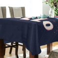 thumbnail image 5 of Yayeee Tablecloths 60" x 108" Rectangle Wrinkle Resistant Party Table Cover, Colorful UFO, 5 of 8