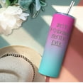 thumbnail image 4 of Sister Birthday Gifts Best Sister Ever Gifts From Sister Brother 20oz Skinny Tumbler Gift For Sister In Law Step Sister Bday Christmas Presents For Soul Sister Unbiological Sister Cup With Straw, 4 of 6
