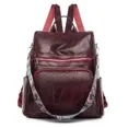 thumbnail image 3 of Bolsos de estilo sencillo para mujer, bolsos de moda para mujer, de cuero de color sólido, de gran capacidad, con doble cremallera, diseño ligero y lujoso, nuevos bolsos, 3 of 5