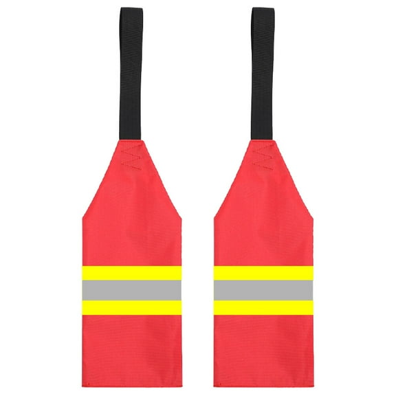 2Pcs Kayak Safety Flags Canoe Flags Kayak Canoe Reflective Flags Truck Safety Flags Accessories