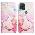 thumbnail image 2 of SaniMore Case for Motorola Moto G Stylus 4G 6.8" 2022 Release, PU Leather Case Luxury Marble Wireless Charigng Hand Rope Fashion Folding Case for Girls Women for Motorola Moto G Stylus 4G, Rosegold, 2 of 6