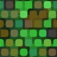 thumbnail image 1 of Ahgly Company Machine Washable Indoor Square Transitional Dark Forest Green Area Rugs, 4' Square, 1 of 7