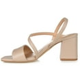 thumbnail image 5 of Journee Womens Lirryc Open Square Toe Block Heel Sandals, Widths Available, 5 of 10