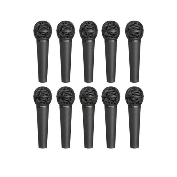 Behringer 10 Pack ULTRAVOICE XM8500 Dynamic Cardioid Vocal Microphone
