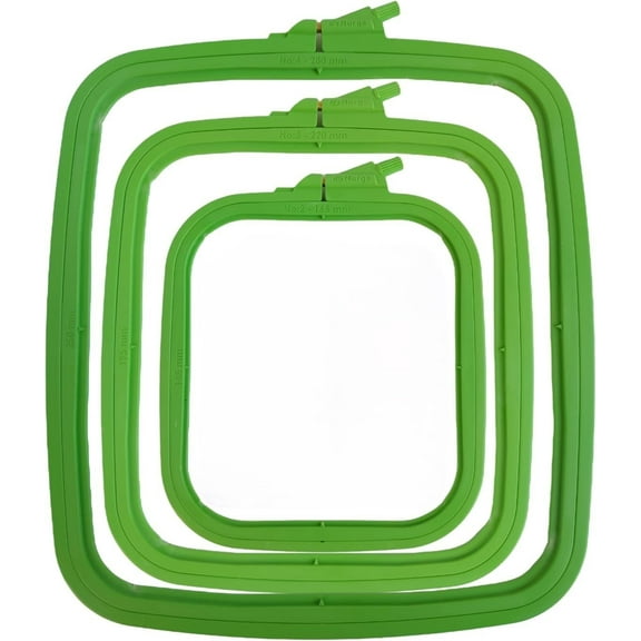 Plastic Square Hoop Nurge 170-14 Green