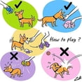 thumbnail image 3 of 4 Pack 2.4" Squeak Latex Puppy Dog Toy Ball Sports Balls Sets Fetch Interactive, 3 of 5