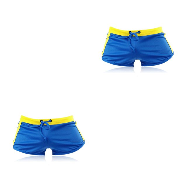 Sonducket Pantalones cortos de entrenamiento de gimnasia, pantalones cortos ligeros portátiles para correr, ropa interior masculina, pantalones 2Conjunto