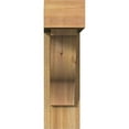thumbnail image 2 of Ekena Millwork 6"W x 20"D x 20"H Funston Block Rough Sawn Bracket w/ Offset Brace, Western Red Cedar, 2 of 25