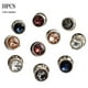 thumbnail image 1 of Botones Perlas de imitación cuentas redondas de decoración de metal sin costura para ropa Suéter de abrigo anti-exposición 10 Piezas seitruly HA7571-06B, 1 of 6