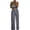 Black, variant on Women's FashionAble And Casual Loose Color Wide Leg Pants Waist Cinching Elegant Suspender Bead Jumpsuit, Size S-2XL