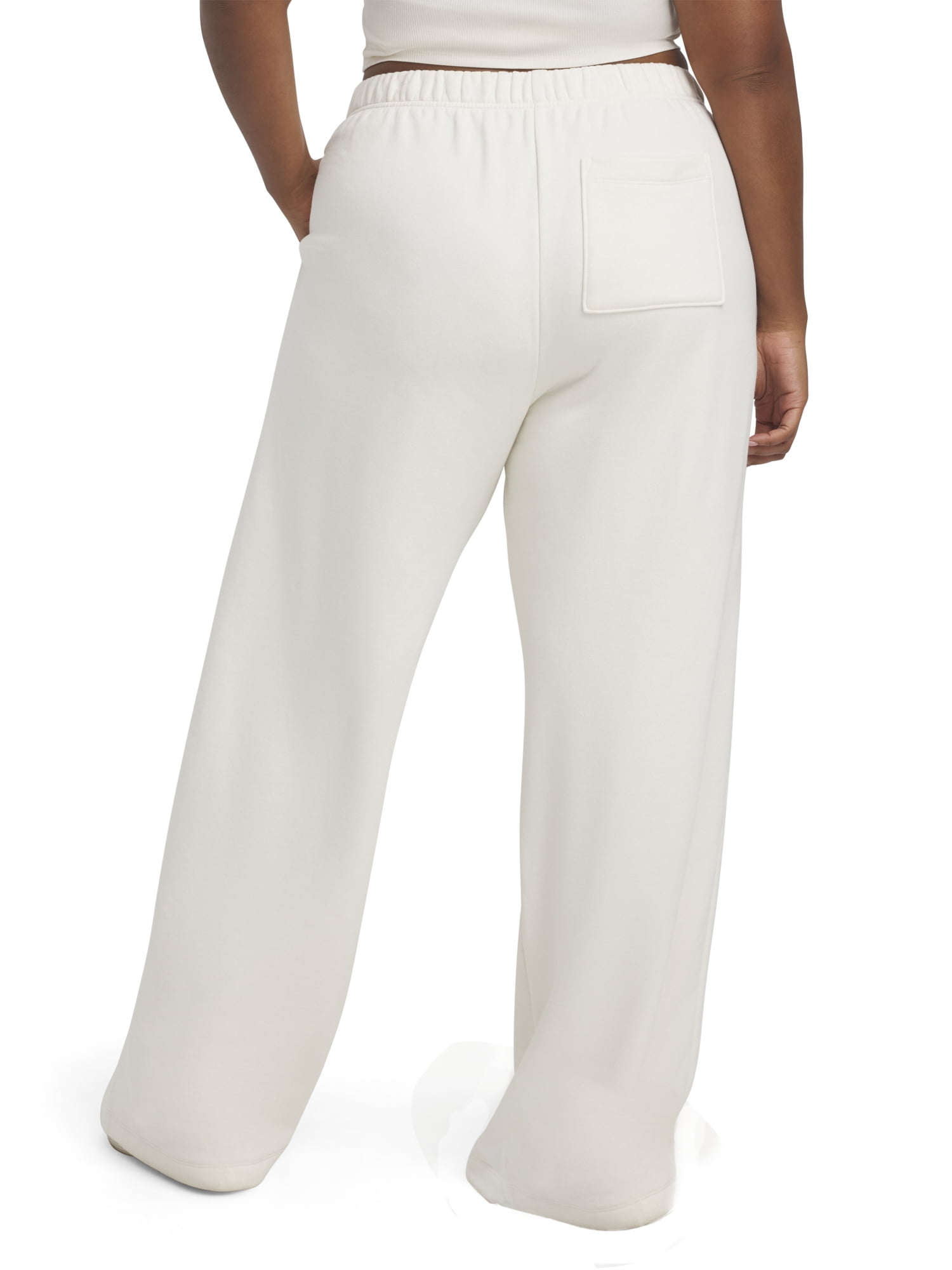 Mills by Millie Bobby Brown Women's Fleeced Terry Wide Leg Pants, Sizes XXS-XXL