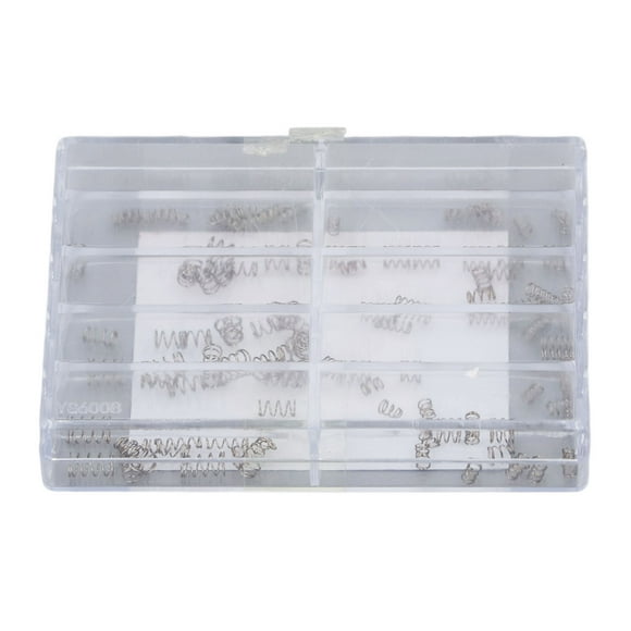 Kit d'Assortiment de Ressorts, 100 Pcs Mini Ressorts en Acier Inoxydable Petits 10 Tailles Différentes Remplacements Réparations Mécaniques DIY pour Magasin