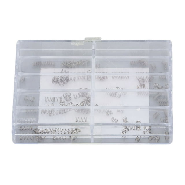Spring Assortment Kit, 100pcs Mini Stainless Steel Springs Small 10 Different Sizes Replacement Repairs Mechanical DIY for Store