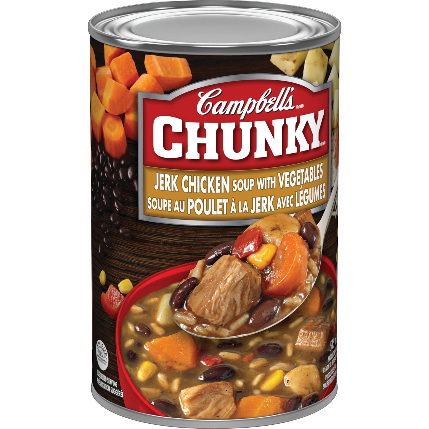 Campbell's® Chunky® Soupe au Poulet à la Jerk avec Légumes, Stable à la Température Ambiante