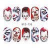 thumbnail image 3 of Braveheart Watermark Nail Sticker Tatoos Halloween Colorful Eyes Skull Element Nail Wraps Diy Manicure Sticker, 3 of 9