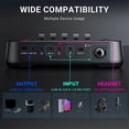 thumbnail image 2 of 48V X1PRO Bluetooth Audio Mixer with M8 Microphone Voice Changer for Singing Audio Card Recording Game Audio Mixer, 2 of 5
