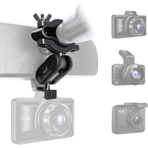 Kit de support de montage de miroir de caméra de tableau de bord, support  de caméra de tableau de bord pour Rove R2-4K Dashcam, AZDOME GS63H, GS65H,  M01 Pro, M17 Car 