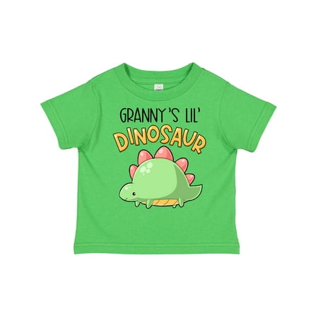 

Inktastic Granny s Lil Dinosaur with Cute Stegosaurus Gift Toddler Boy or Toddler Girl T-Shirt